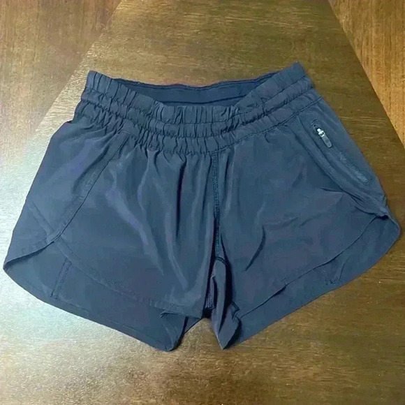 Lululemon navy track lined short - Picture 4 of 9
